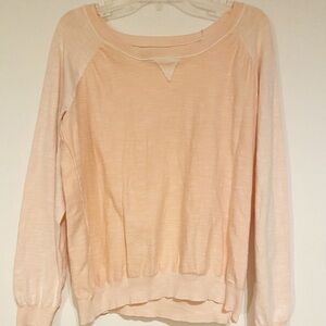 Canyon River Blues Burnout Sweatshirt Long Sleeves Size XL Pink